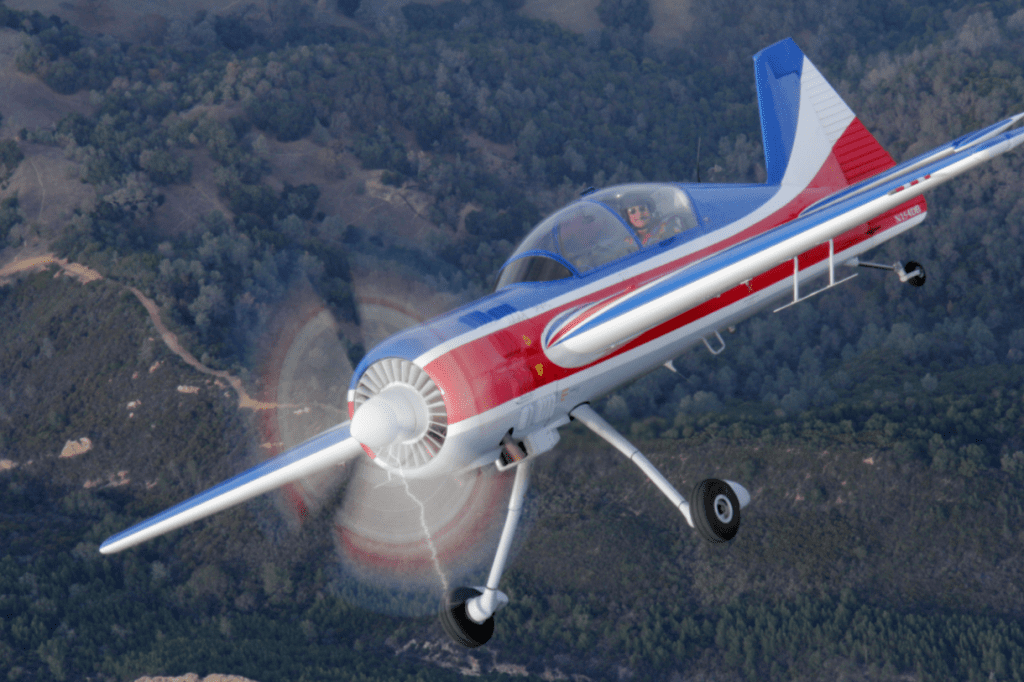 Featured image showing a close up of a pilot in a cessna flying high over the Sierra Mountains in Truckee, CA at the Truckee Tahoe Air Show and Family Festival.